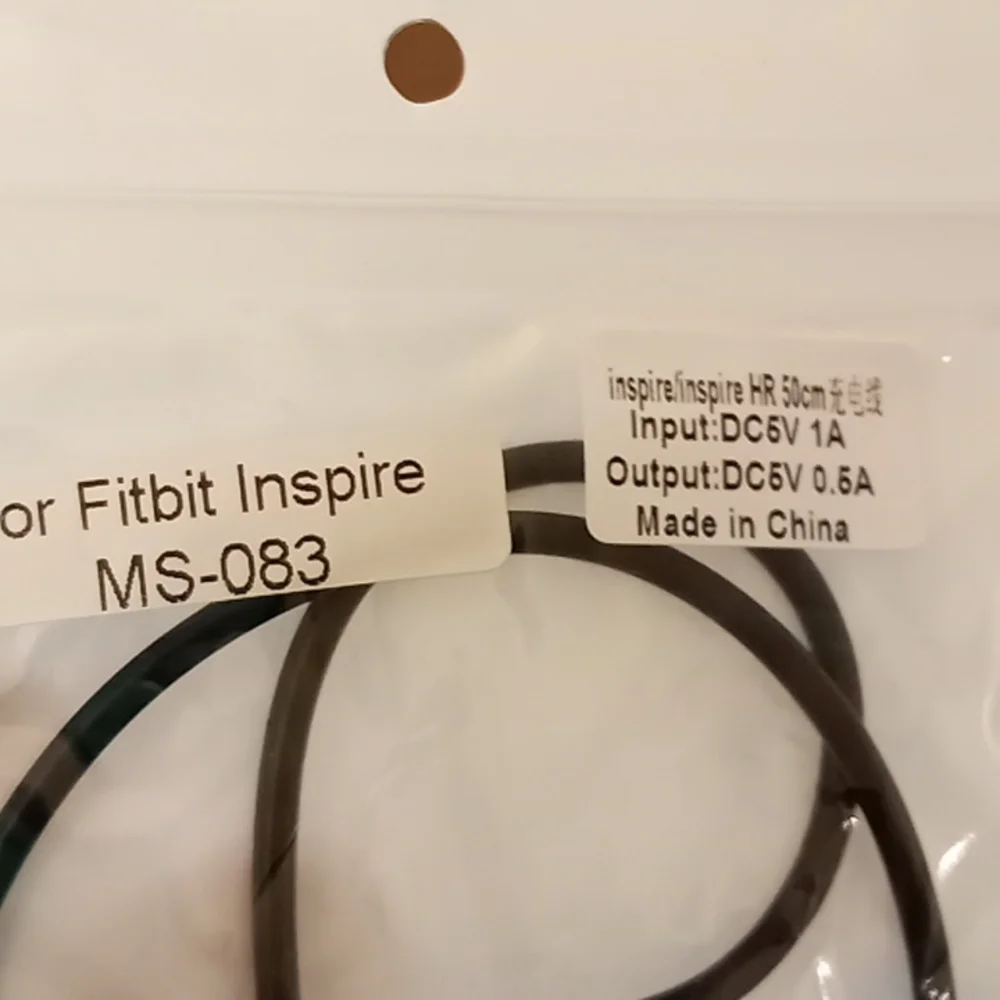 Pack of 2 Fitbit Inspire Charging Cables